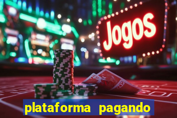 plataforma pagando no cadastro